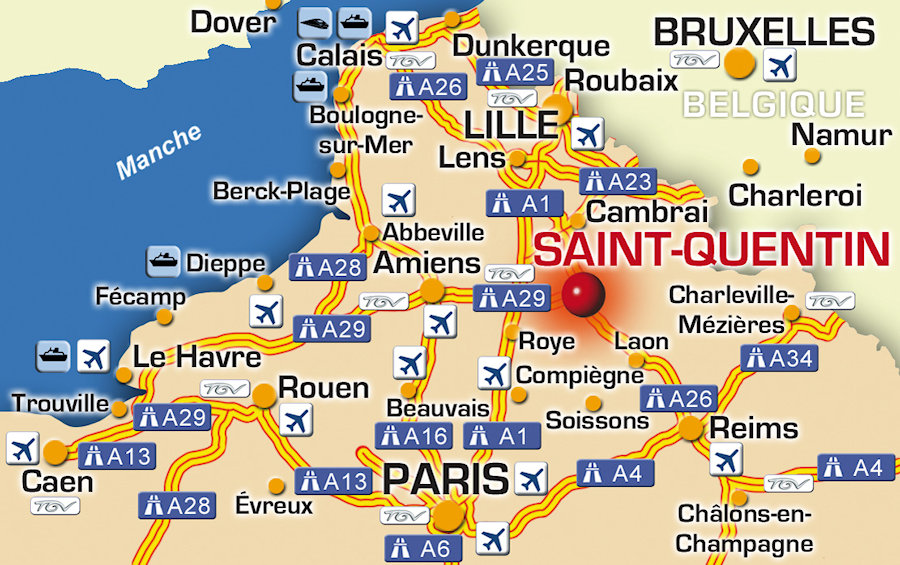 Où se trouve Saint-Quentin ?